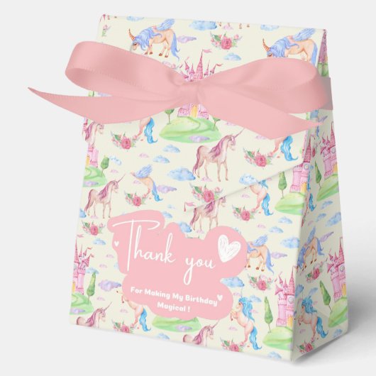 ユニコーンの好意ボックス フェイバーボックス (正面)