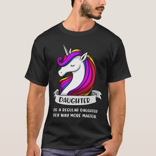 ユニコーンの娘 Tシャツ (正面)