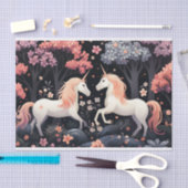 ユニコーンの子供たちが切り離す 薄葉紙 (クラフト)