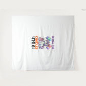 ユニコーンの子供の1歳誕生日パーティー 男の子 1歳 お誕生日 タペストリー (正面(横))