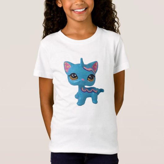 ユニコーンの子猫のTシャツ Tシャツ (正面)