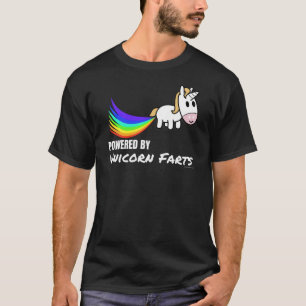 ユニコーンの屁によって動力を与えられて驚きのギフトを完成して下さい Tシャツ
