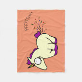 ユニコーンの屁 フリースブランケット (正面)