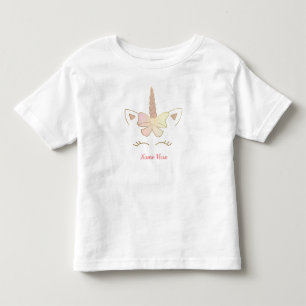 ユニコーンの幼児のワイシャツ トドラーTシャツ