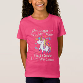 ユニコーンの幼稚園卒園&小学校入学 Tシャツ