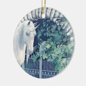 ユニコーンの庭のオーナメント セラミックオーナメント (左)