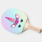 ユニコーンの恋人のお洒落なユニコーンのゲームの顔 卓球ラケット (横)