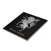 ユニコーンの手がつけられない中世紋章学 タイル (側面)