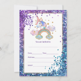 ユニコーンの招待状をカスタマイズする 招待状