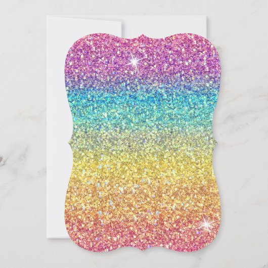 ユニコーンの招待状を記入してください 招待状 (裏面)