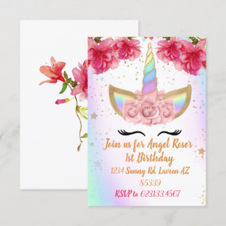 ユニコーンの招待状 招待状