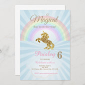 ユニコーンの招待状 招待状 (正面/裏面)