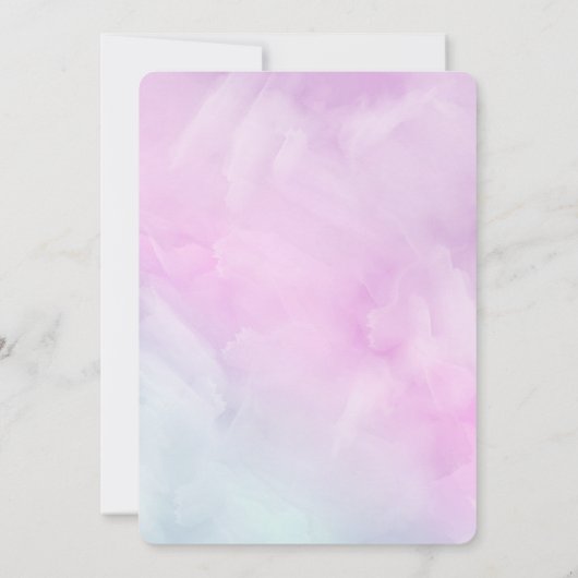 ユニコーンの招待状 招待状 (裏面)