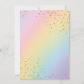 ユニコーンの招待状 - 虹と輝きを超えて 招待状 (裏面)