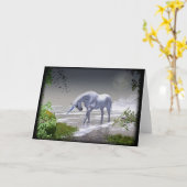 ユニコーンの月 カード (黄色い花)