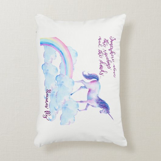 ユニコーンの枕 アクセントクッション (正面(垂直))