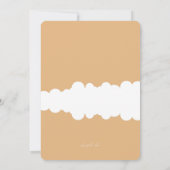 ユニコーンの浮遊物の招待状 招待状 (裏面)