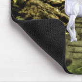 ユニコーンの白の美しい マウスパッド (コーナー)