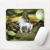 ユニコーンの白の美しい マウスパッド (マウス)