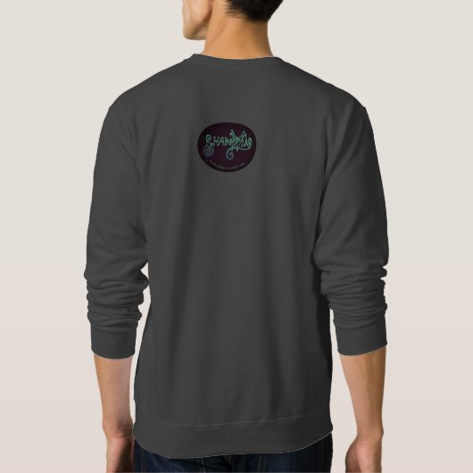 ユニコーンの知恵~メンズの基本スウェットシャツ スウェットシャツ (裏面)