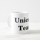 ユニコーンの破損 コーヒーマグカップ (正面左)