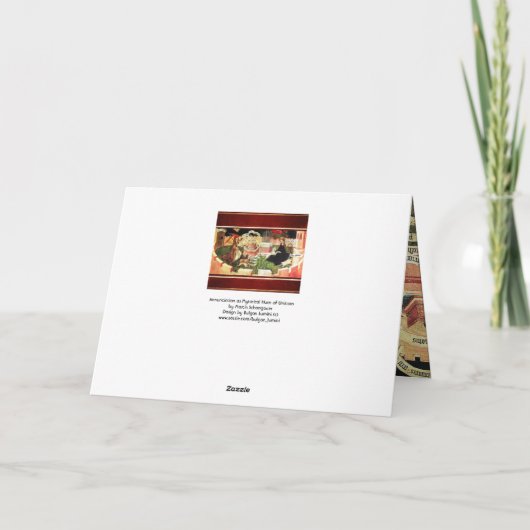 ユニコーンの神秘的な狩りとしての受胎告知 カード (裏面)