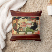 ユニコーンの神秘的な狩りとしての受胎告知 クッション (ブランケット)