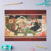 ユニコーンの神秘的な狩りとしての受胎告知 薄葉紙 (クラフト)