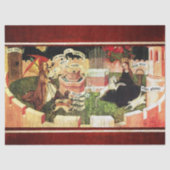 ユニコーンの神秘的な狩りとしての受胎告知 薄葉紙 (正面)