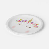 ユニコーンの紙皿 ペーパープレート (アングル)