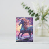 ユニコーンの背景 名刺 (スタンド正面)