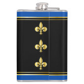 ユニコーンの腕章を青い紋章にする フラスク (裏面)