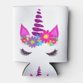 ユニコーンの花すごいが可愛ガーリーい 缶クーラー (正面)