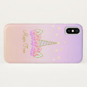 ユニコーンの花と星 Case-Mate iPhoneケース (裏面(横))