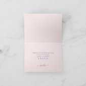 ユニコーンの花水彩誕生日 サンキューカード (内部)