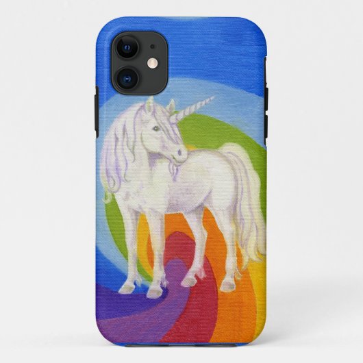 ユニコーンの虹の電話箱 Case-Mate iPhoneケース (裏面)