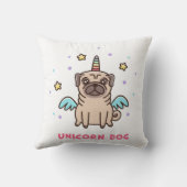 ユニコーンの虹犬 クッション (裏面)