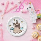 ユニコーンの虹犬 ペーパープレート (パーティー)