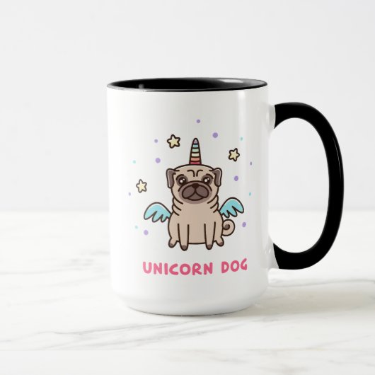 ユニコーンの虹犬 マグカップ (右)