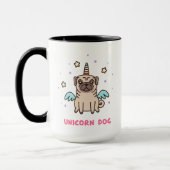 ユニコーンの虹犬 マグカップ (左)