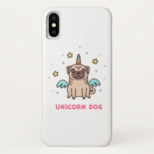 ユニコーンの虹犬 iPhone X ケース