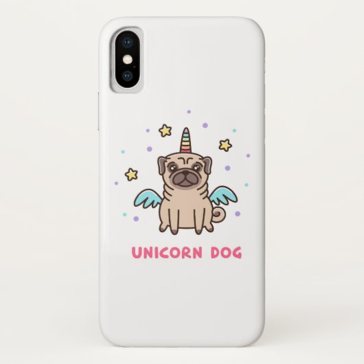 ユニコーンの虹犬 Case-Mate iPhoneケース (裏面)
