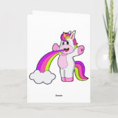 ユニコーンの虹雲 カード (裏面)