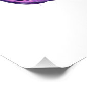 ユニコーンの角を持つティラノサウルスレックス恐竜 ポスター (コーナー)