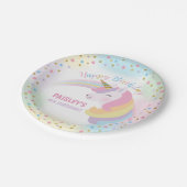 ユニコーンの誕生会の紙皿 ペーパープレート (アングル)