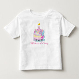 ユニコーンの誕生日のワイシャツ トドラーTシャツ