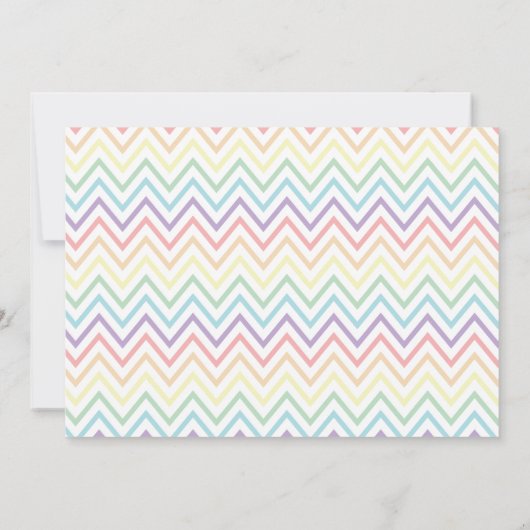 ユニコーンの誕生日の写真のパーティーの招待の銀のグリッター 招待状 (裏面)