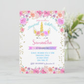 ユニコーンの誕生日の招待状 招待状 (スタンド正面)