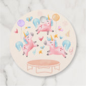 ユニコーンの誕生日を跳ね返そう感謝していよ フェイバータグ (裏面)