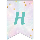 ユニコーンの誕生日バナー バンティングフラッグ (第2の旗)